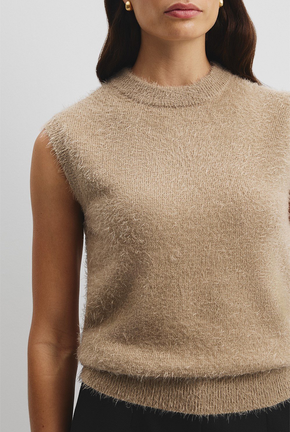Fluffy Knit Tank