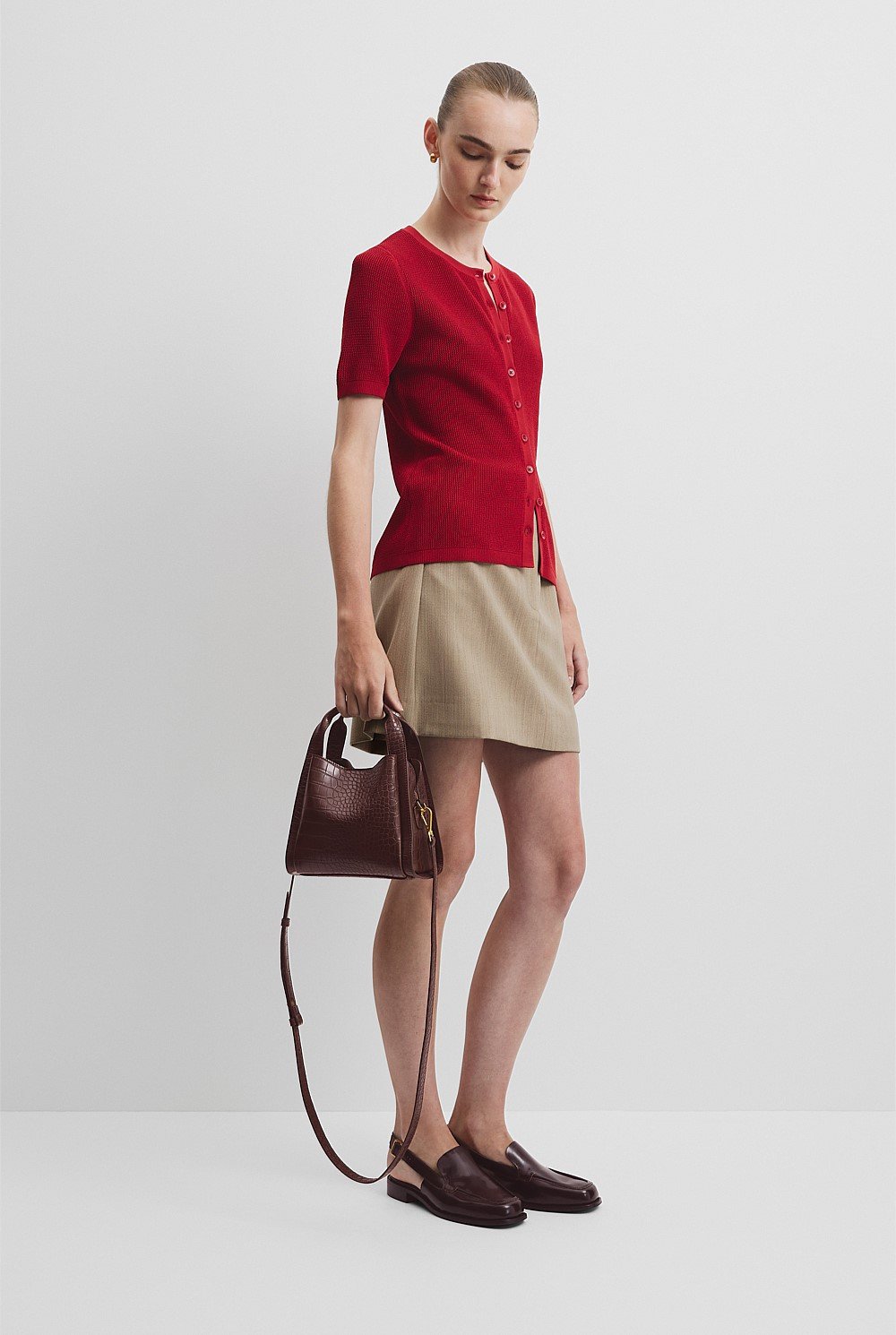 Mini Middle Zip Crossbody