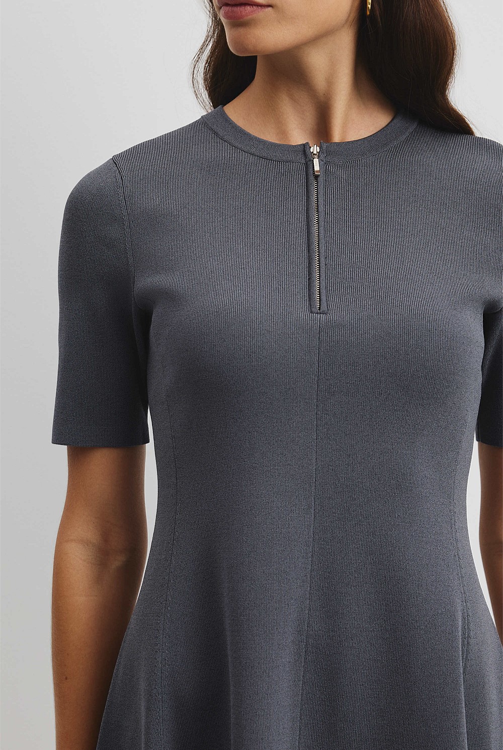 Compact Knit Mini Dress