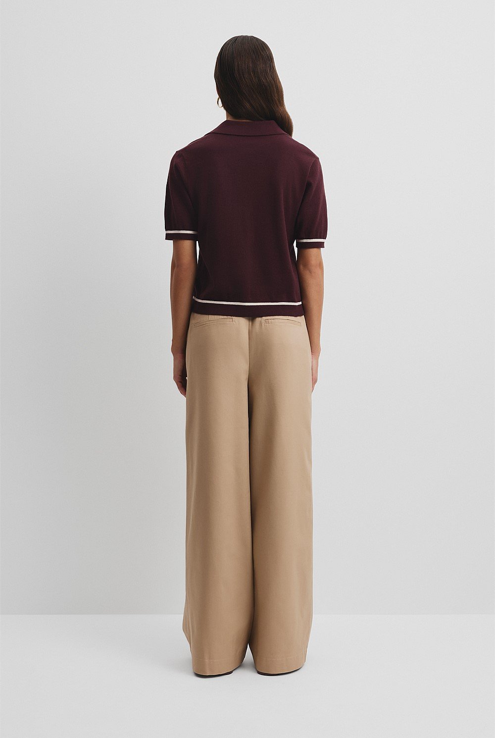 Cashmere Blend Short Sleeve Knit