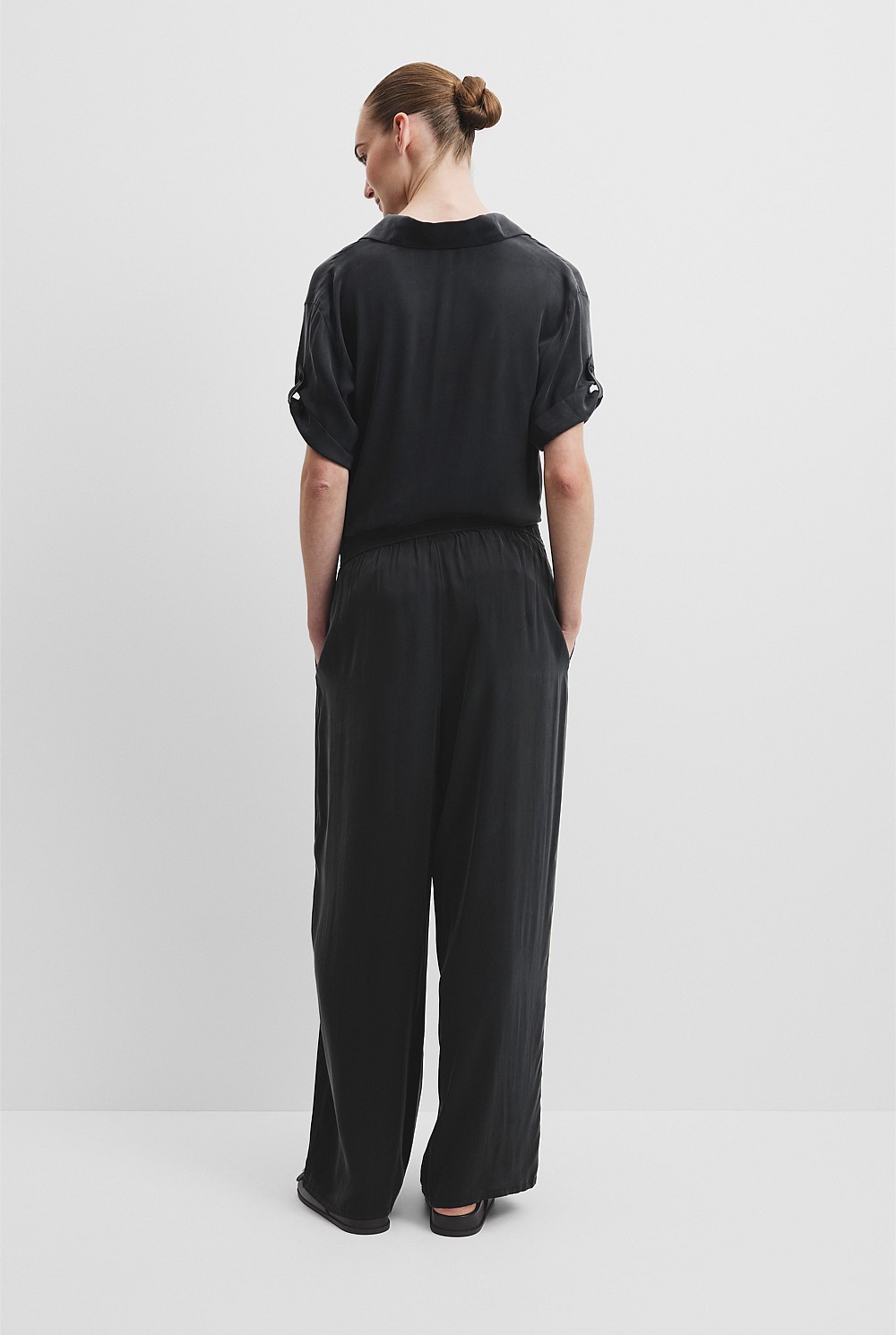 Pull On Cupro Pant