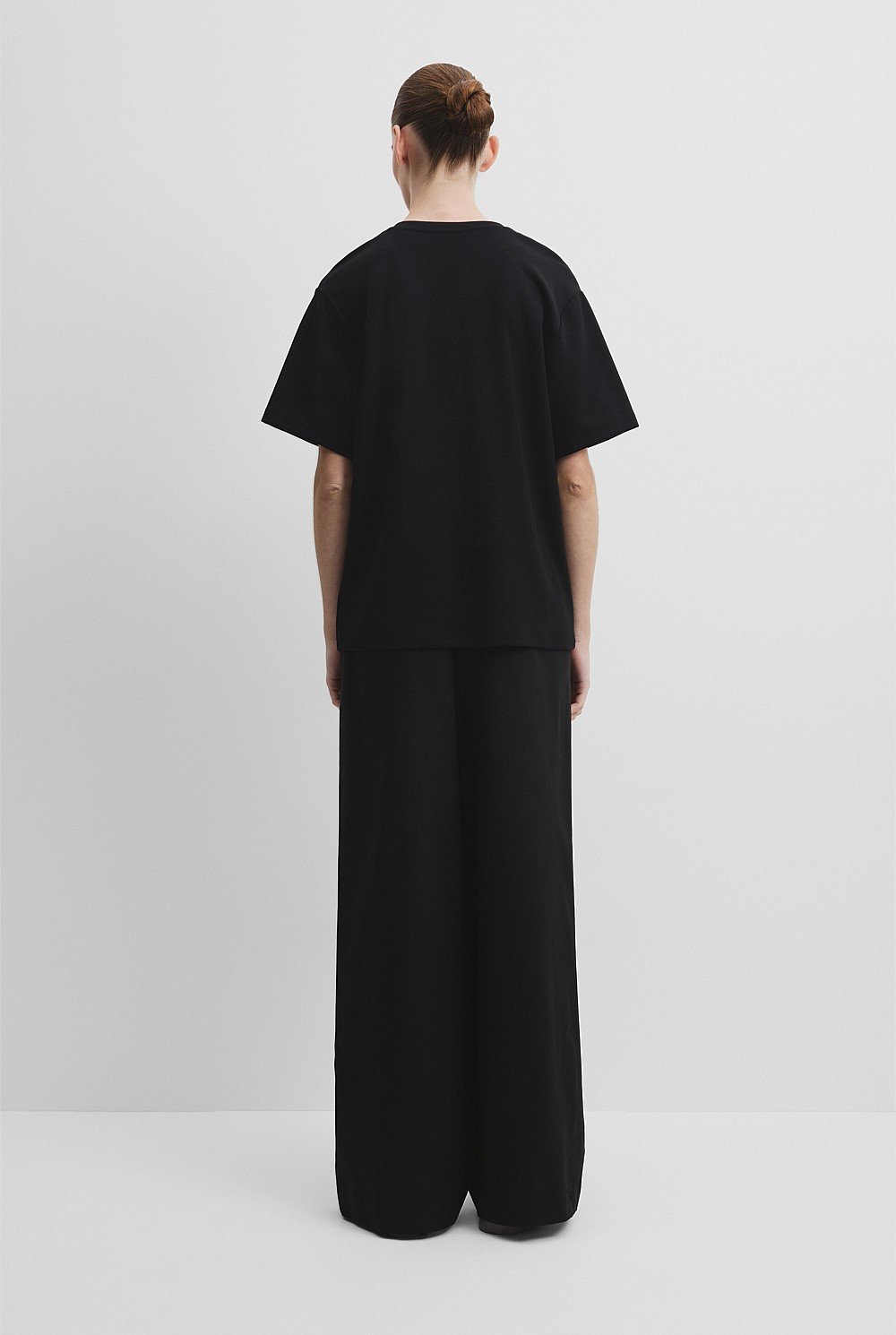 V-Neck Longline T-Shirt