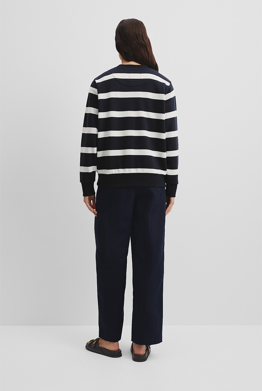 Australian Cotton Stripe Heritage Sweat