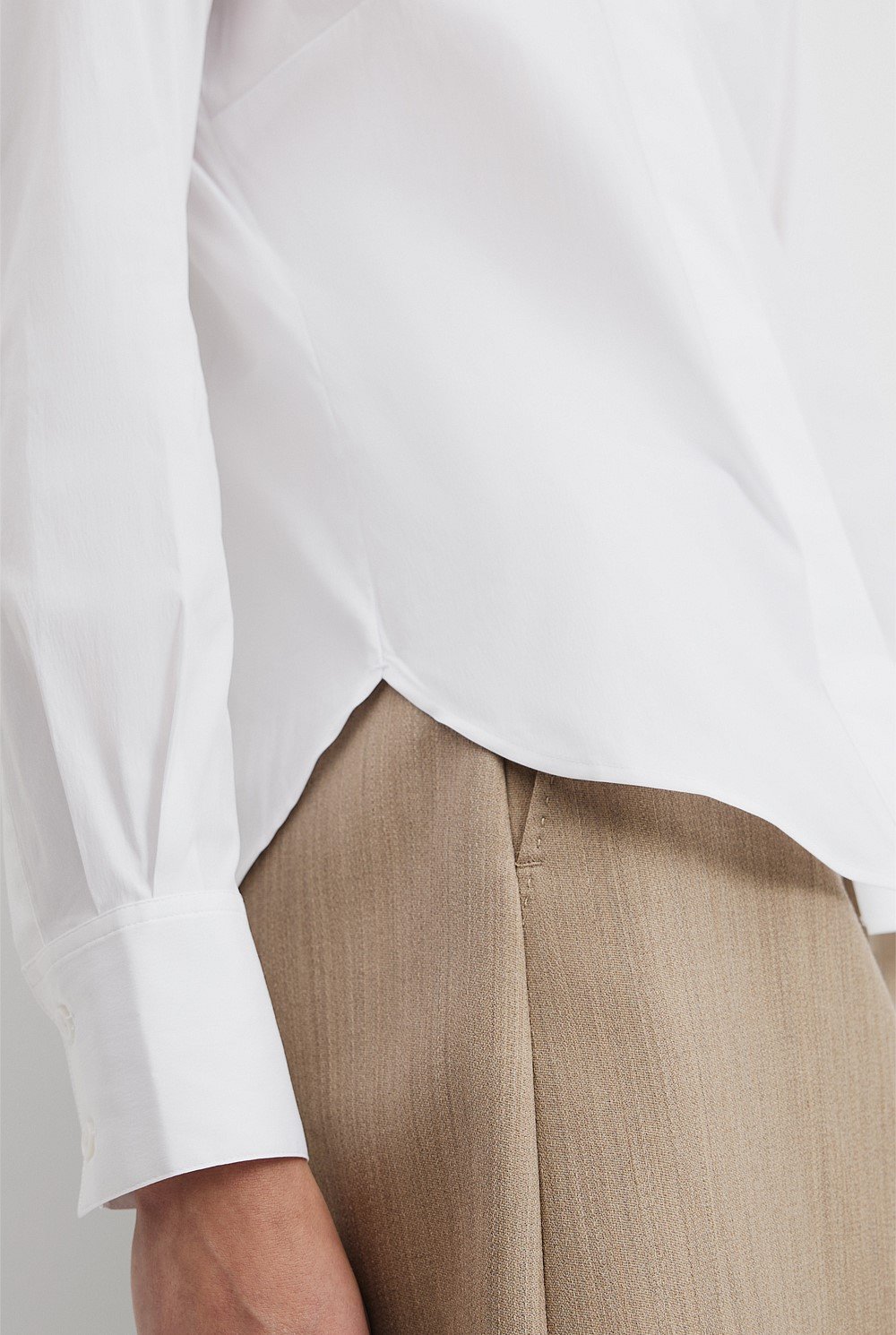 Stretch Slim Fit Poplin Shirt