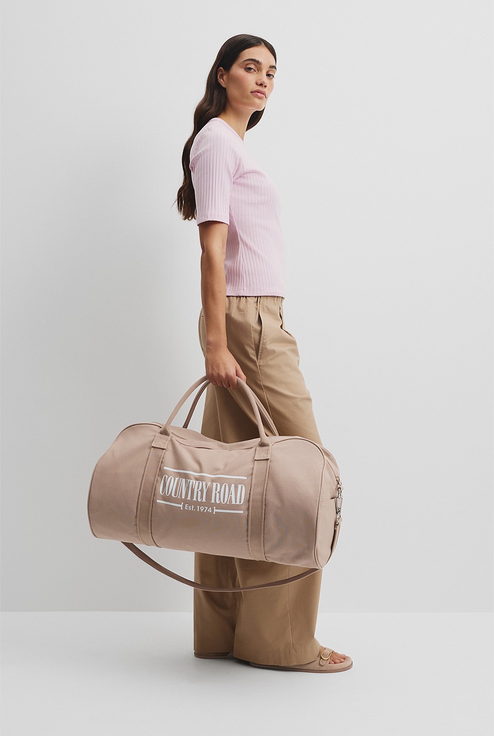 Australian Cotton Heritage Zip Canvas Tote