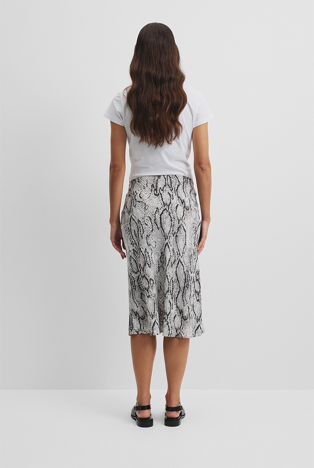 Print Midi Skirt