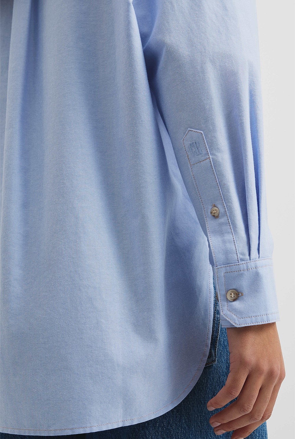 Oversized Australian Cotton Oxford Shirt