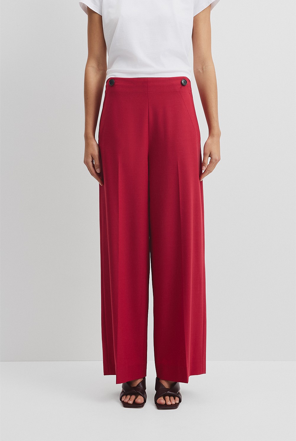 Button Front Pant