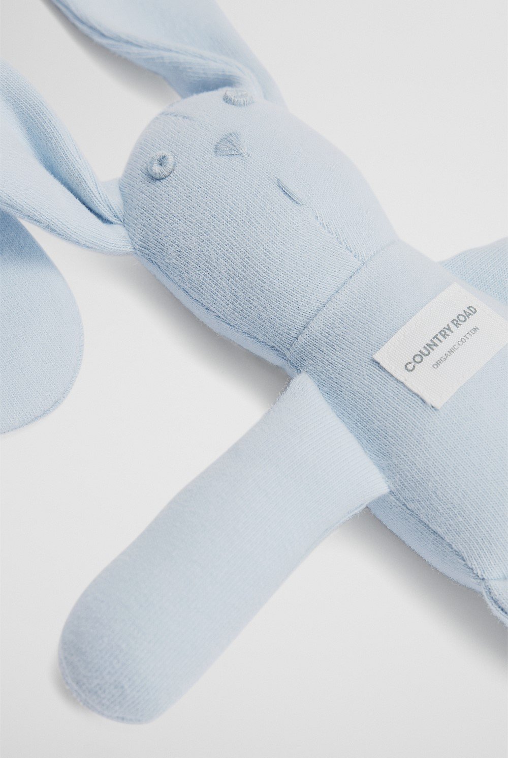 Organically Grown Cotton Blend Rib Stripe Bunny