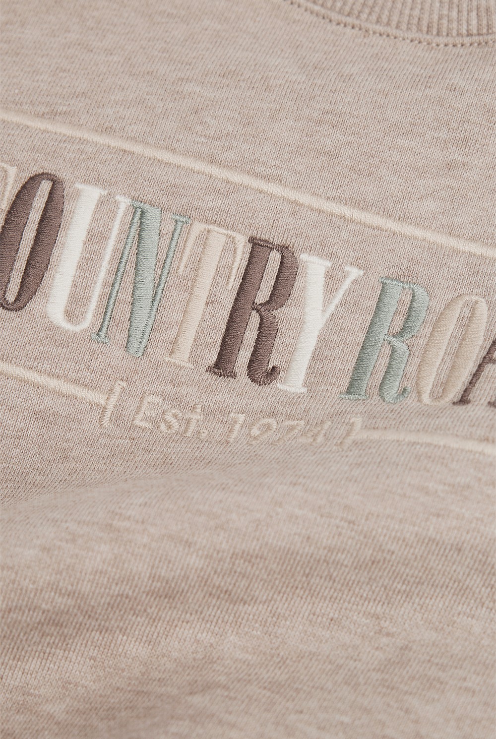 Organically Grown Cotton Logo Oversized Long Sleeve Bodysuit