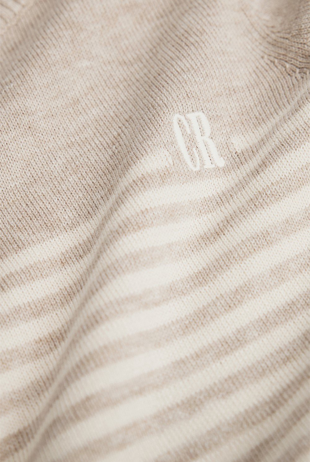 Stripe Country Road Logo Knit