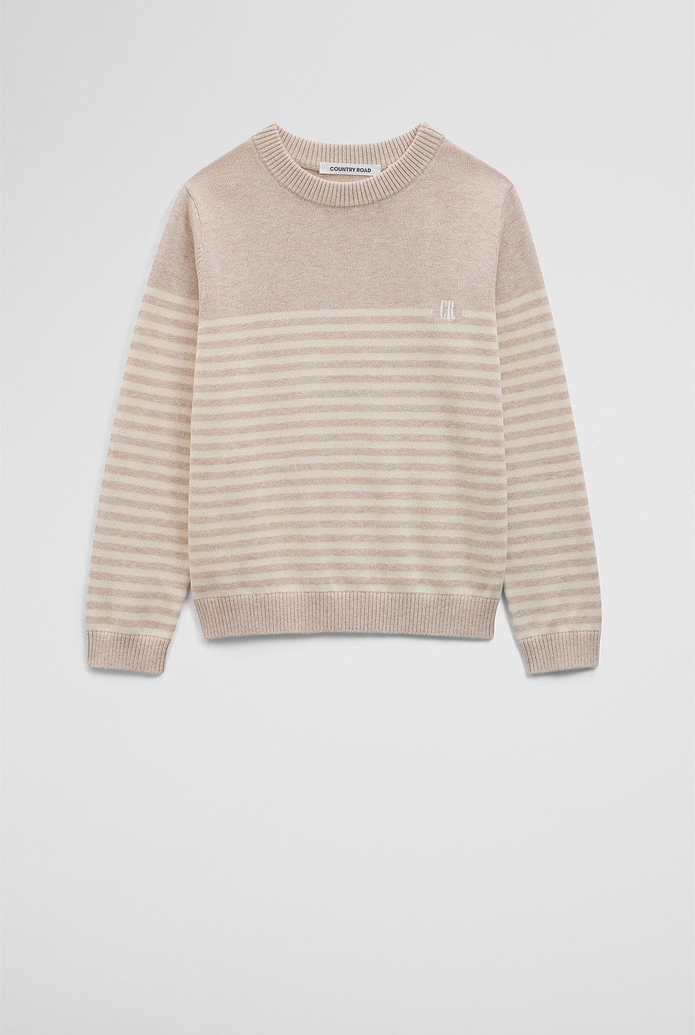 Stripe Country Road Logo Knit