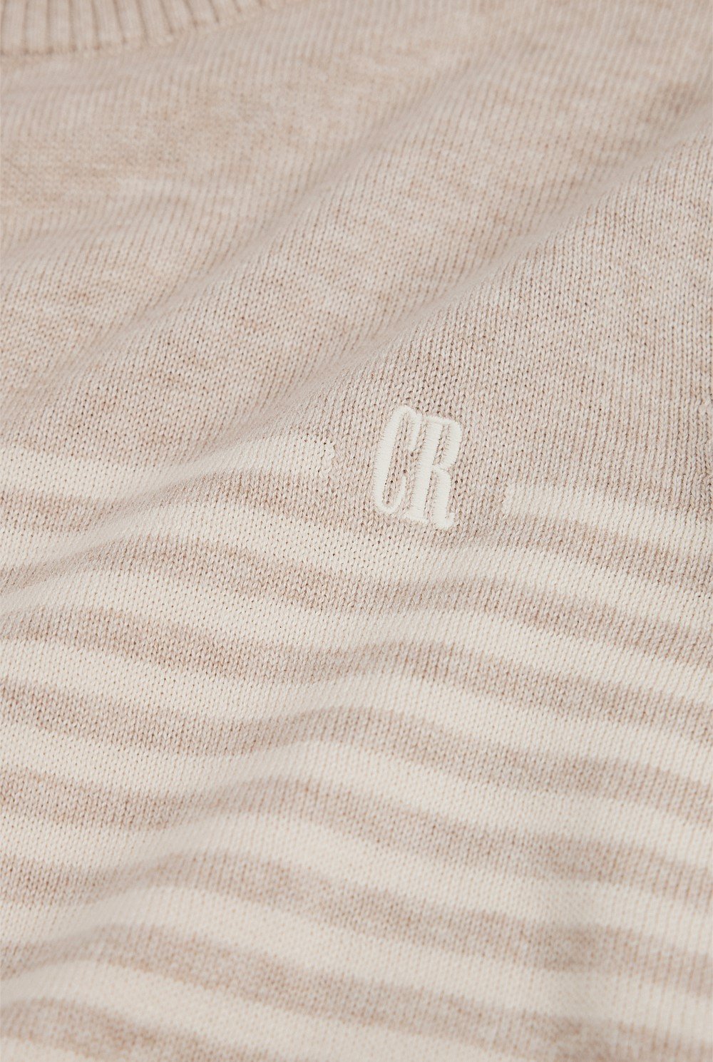 Stripe Country Road Logo Knit