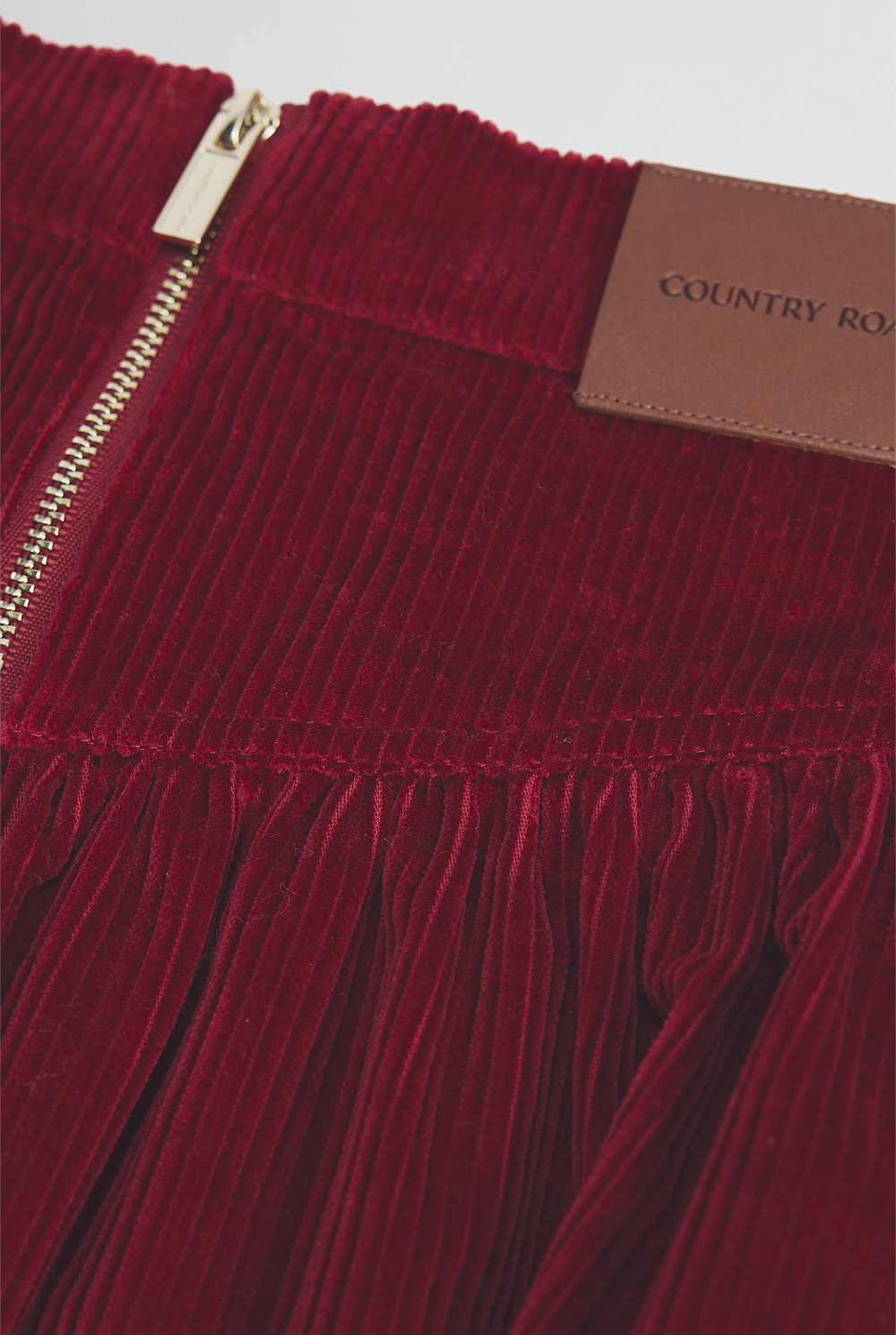 Organically Grown Cotton Cord Flounce Skirt