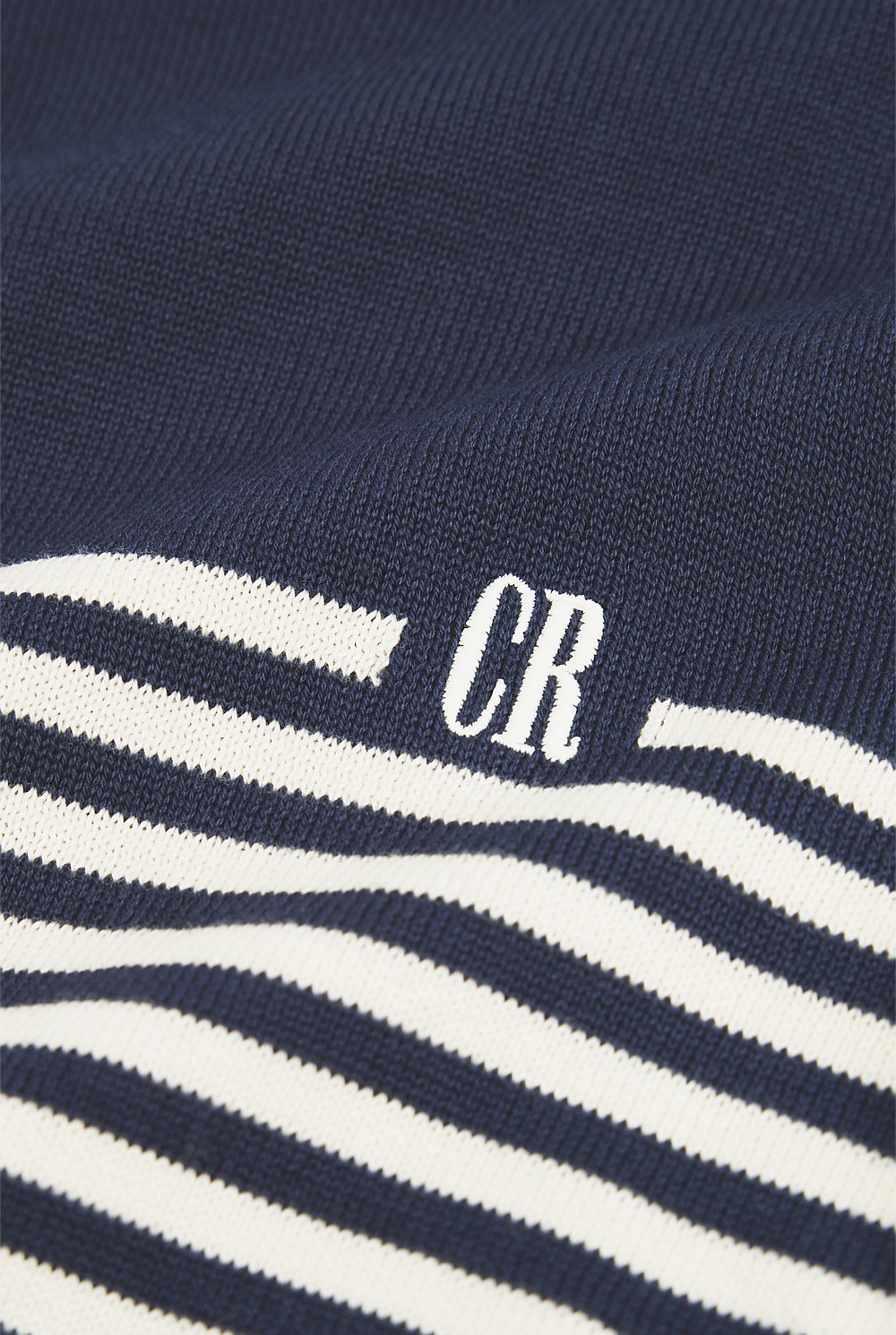 Stripe Country Road Logo Knit