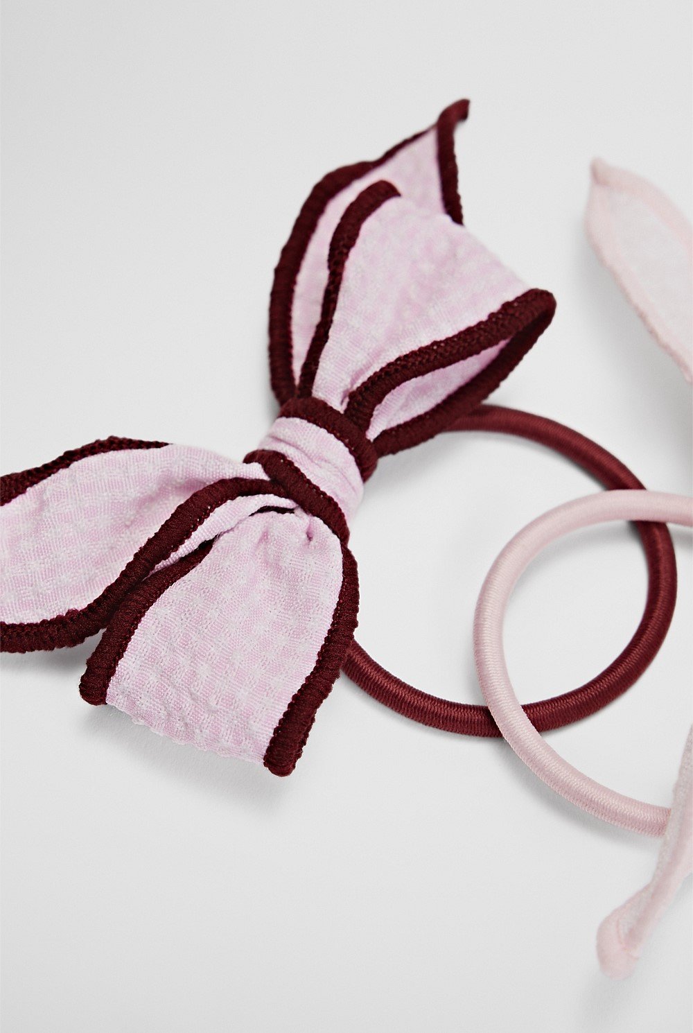 Gingham Hairtie Pack of 2