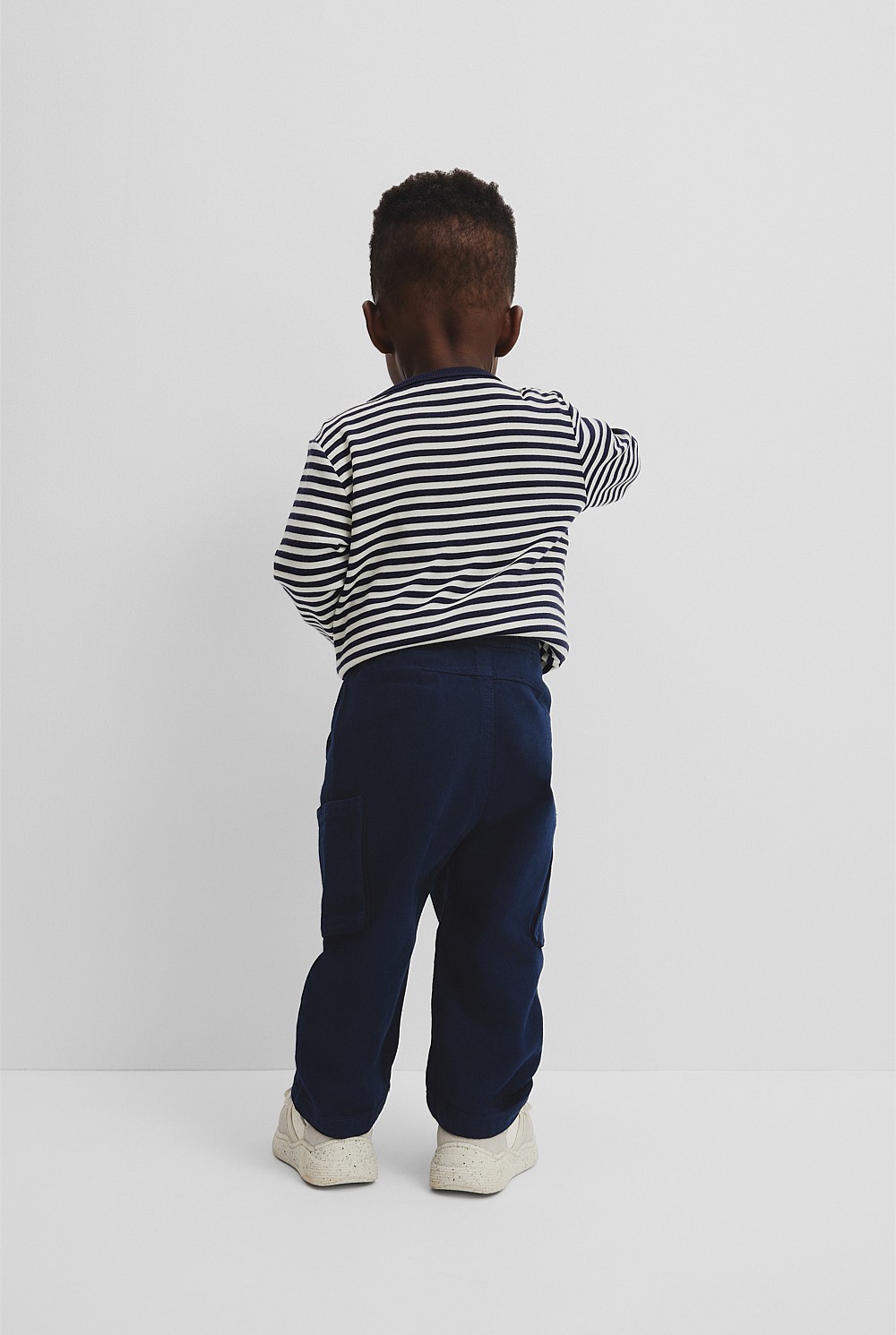 Australian Cotton Blend Relaxed Pull-On Pant