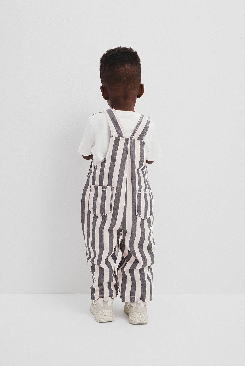 Stripe Overalls