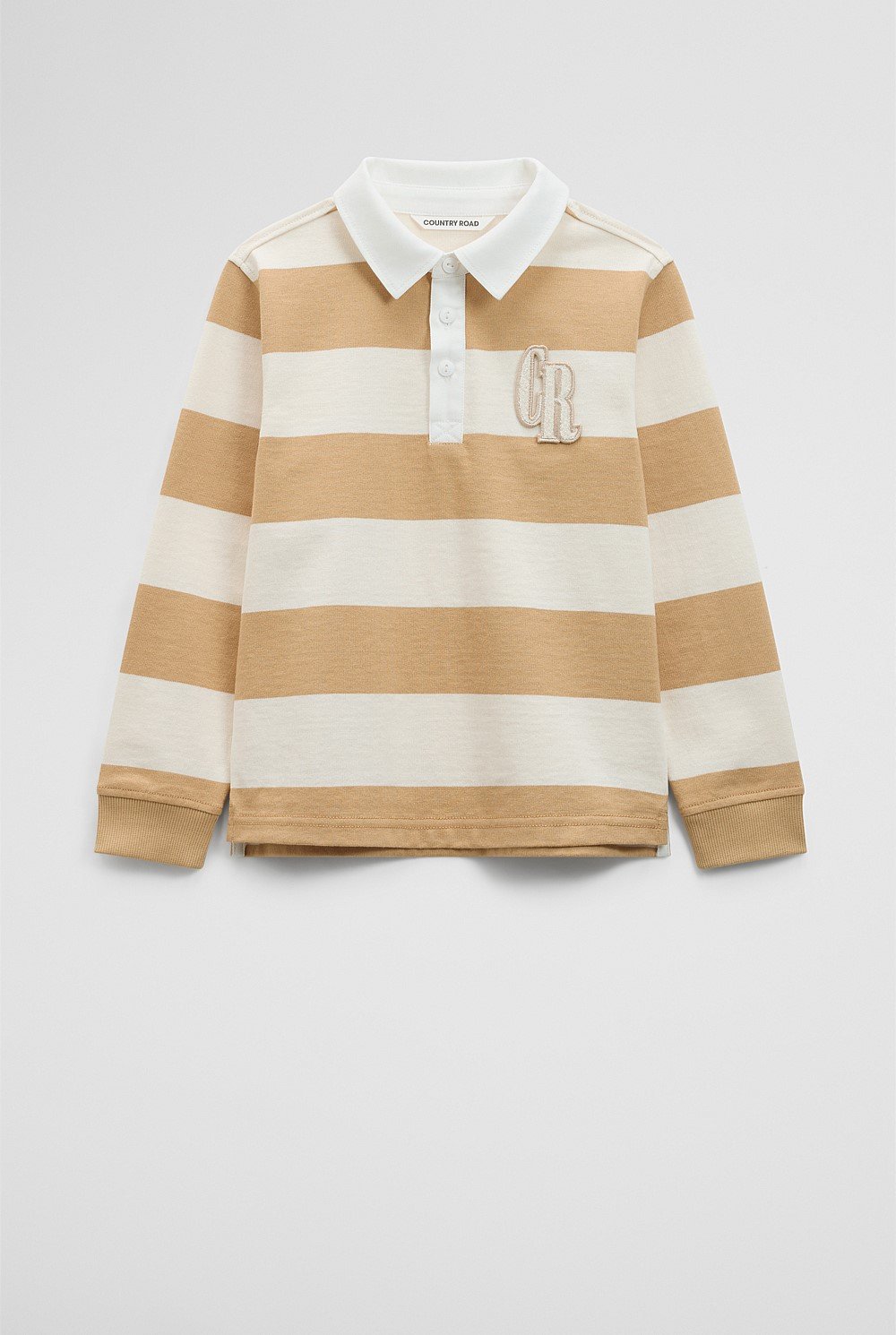 Organically Grown Cotton Block Stripe Rugby