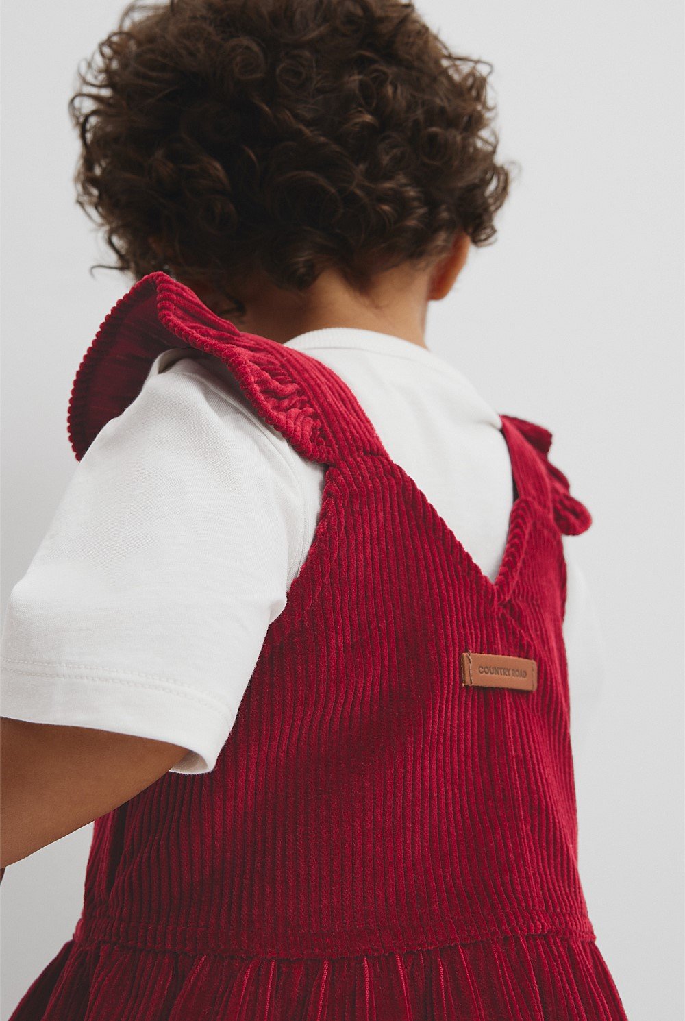 Organically Grown Cotton Cord Frill Dress