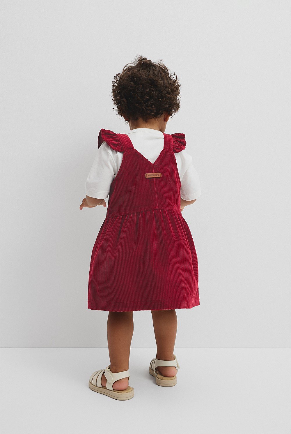 Organically Grown Cotton Cord Frill Dress
