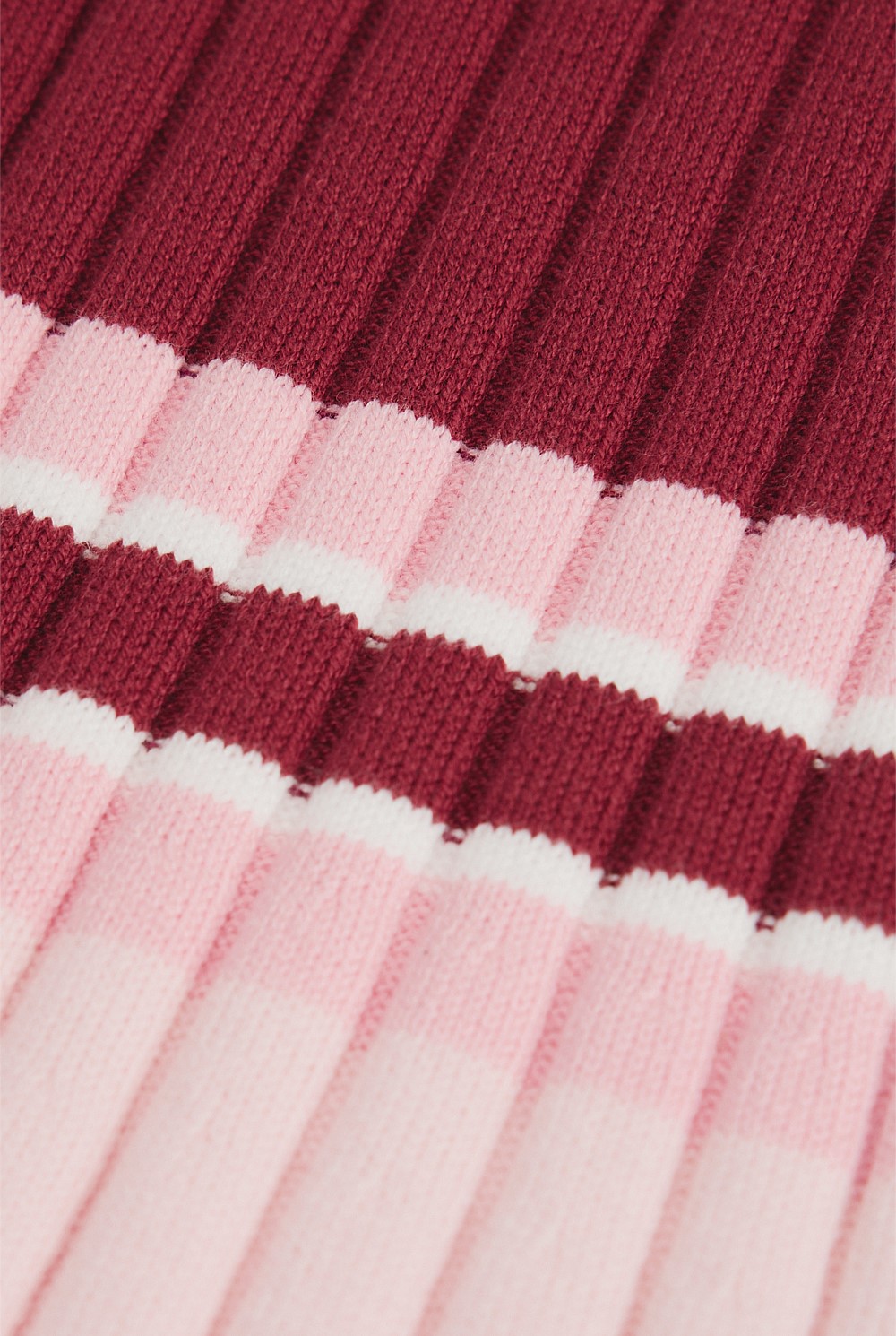 Placed Strap Knit Dress