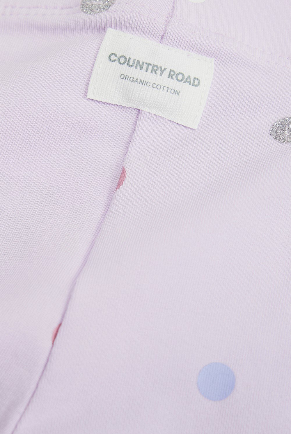 Organically Grown Cotton Blend Spot Legging