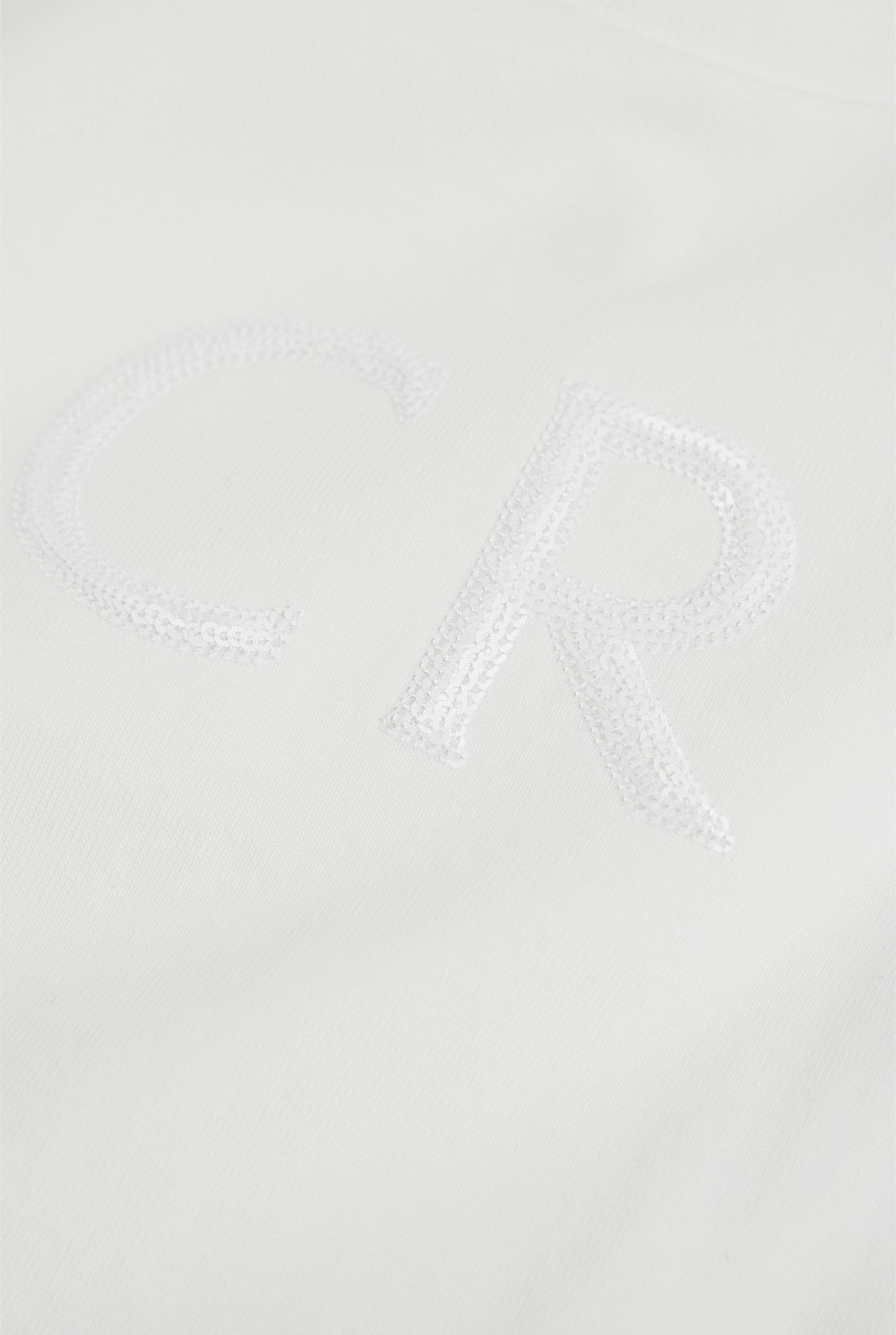 Long Sleeve Logo Frill T-Shirt