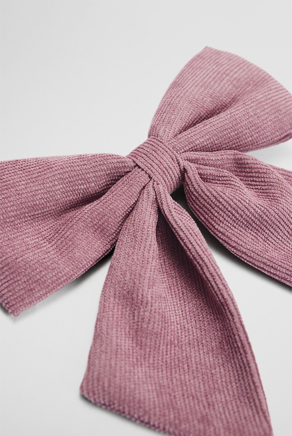 Corduroy Bow Clip