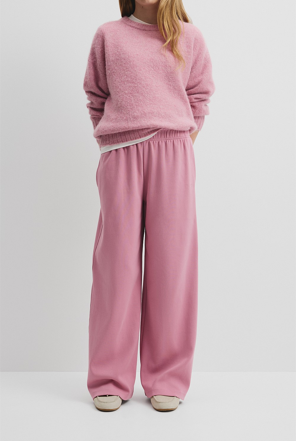 Wide Leg Sweat Pant