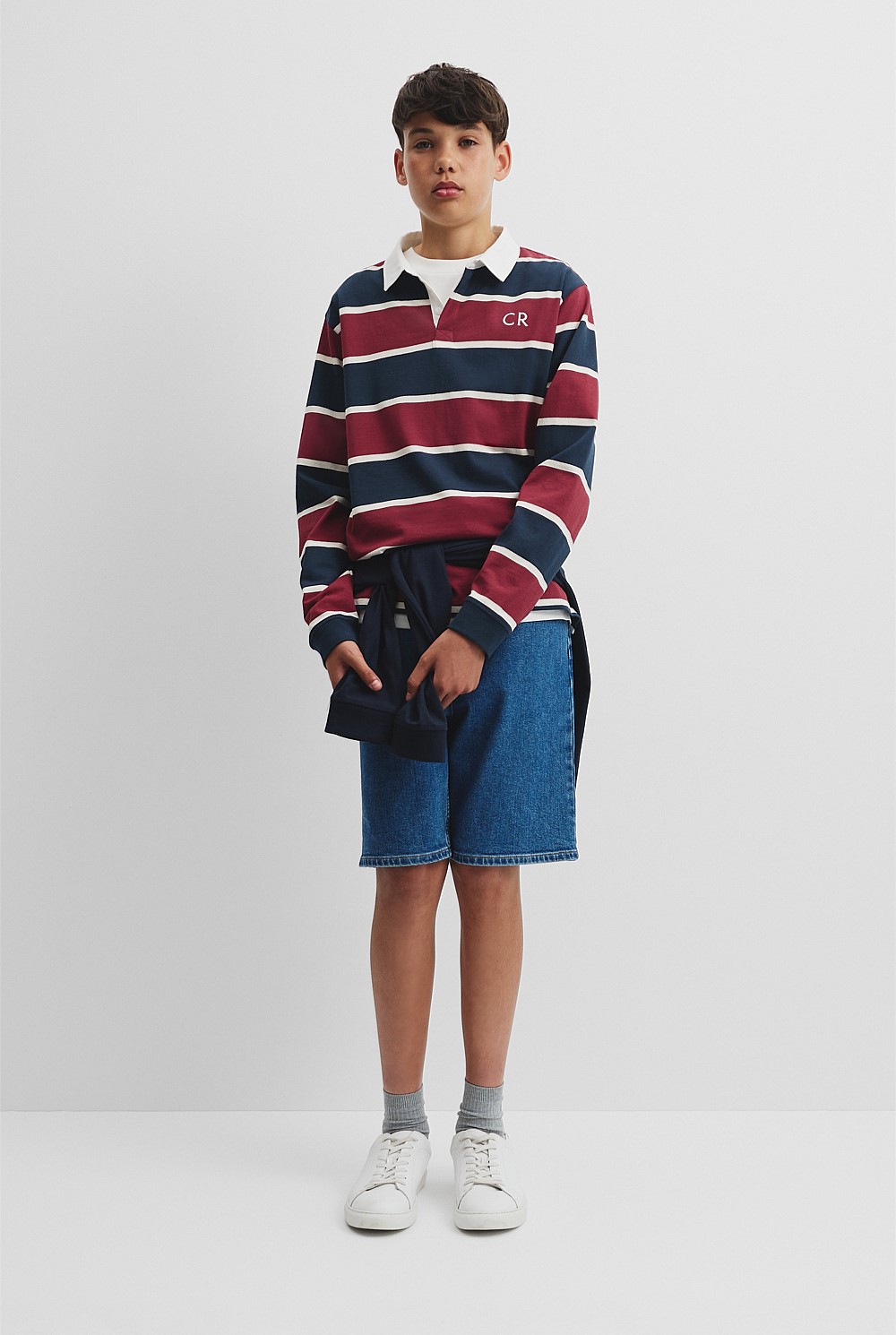 Teen Long Sleeve Rugby T-Shirt