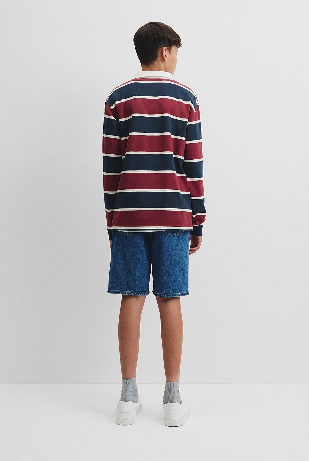 Teen Long Sleeve Rugby T-Shirt