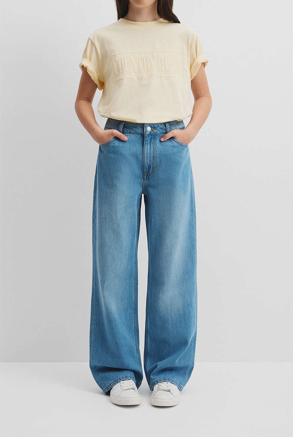 Teen Mid Rise Straight Jean
