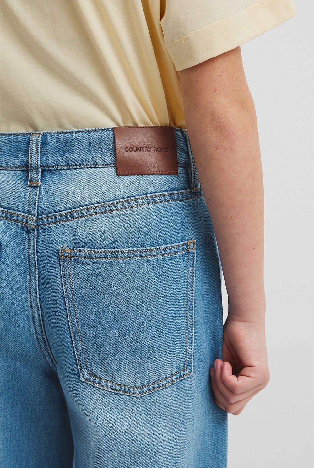 Teen Mid Rise Straight Jean