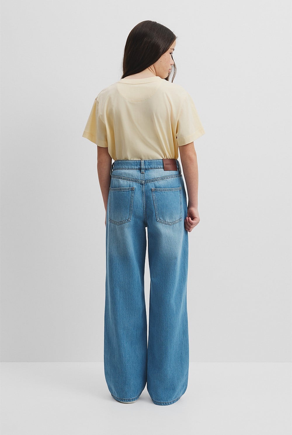 Teen Mid Rise Straight Jean