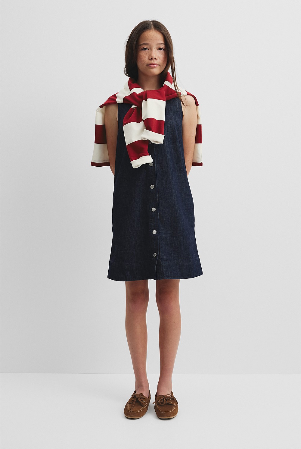 Teen Denim Shift Dress