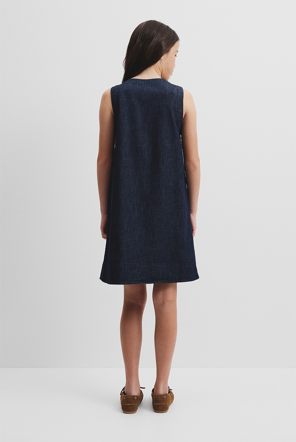 Teen Denim Shift Dress