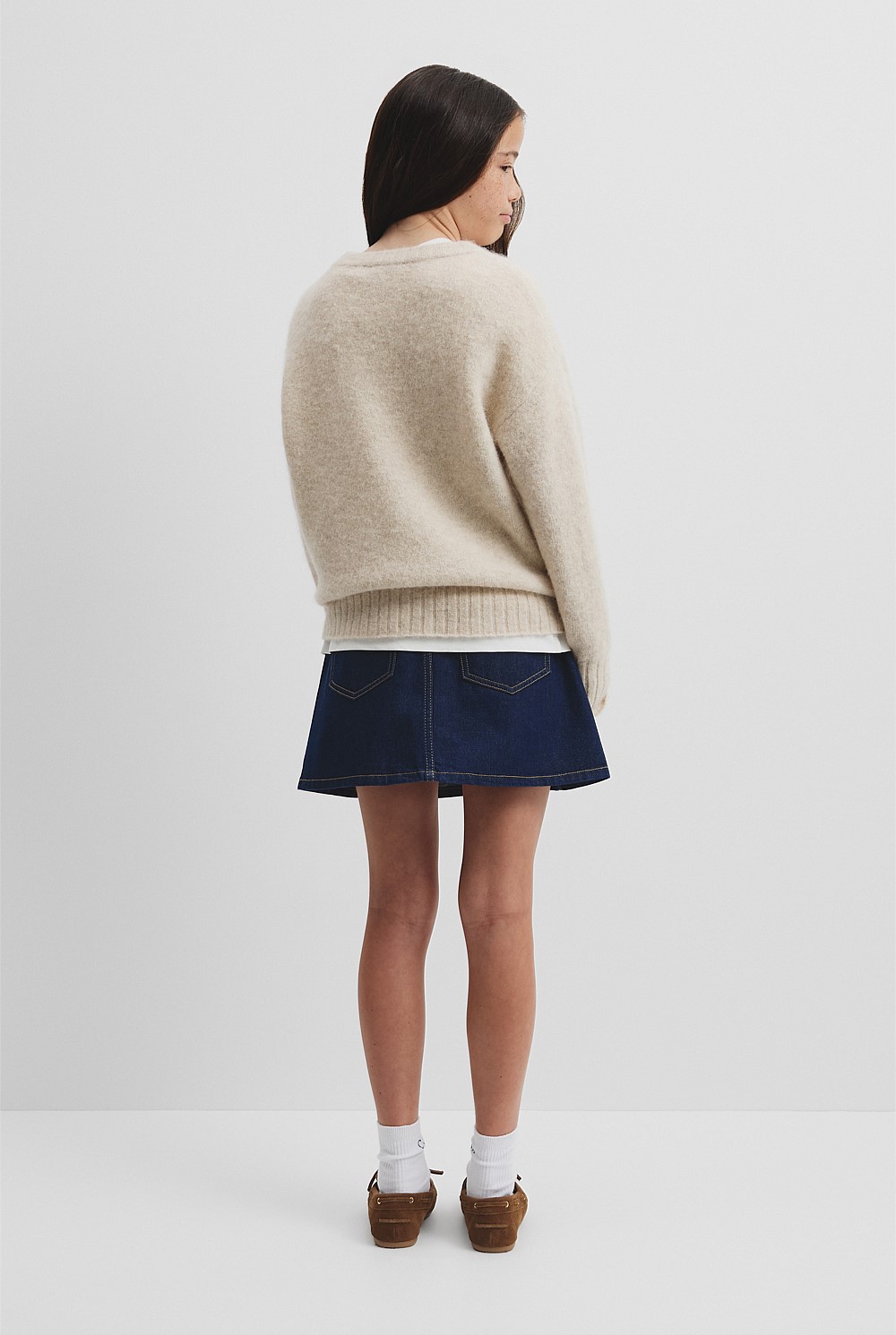 Teen Fluffy Knit Pullover