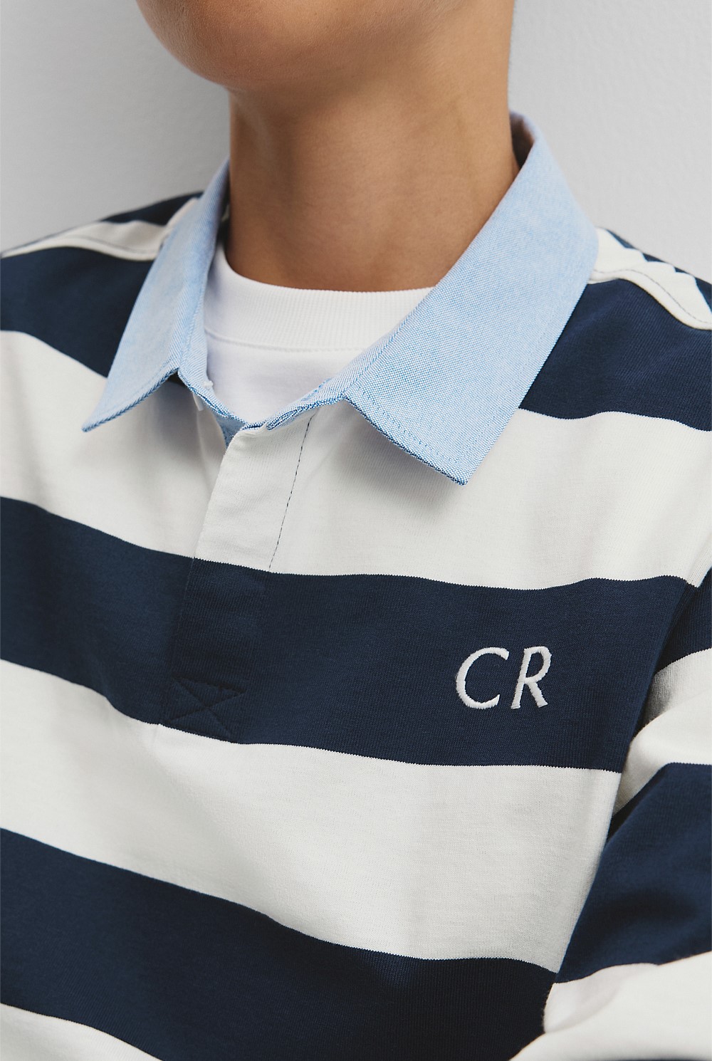 Teen Long Sleeve Rugby T-Shirt