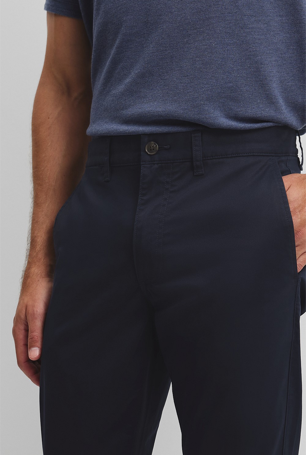 Australian Cotton Standard Fit Stretch Chino