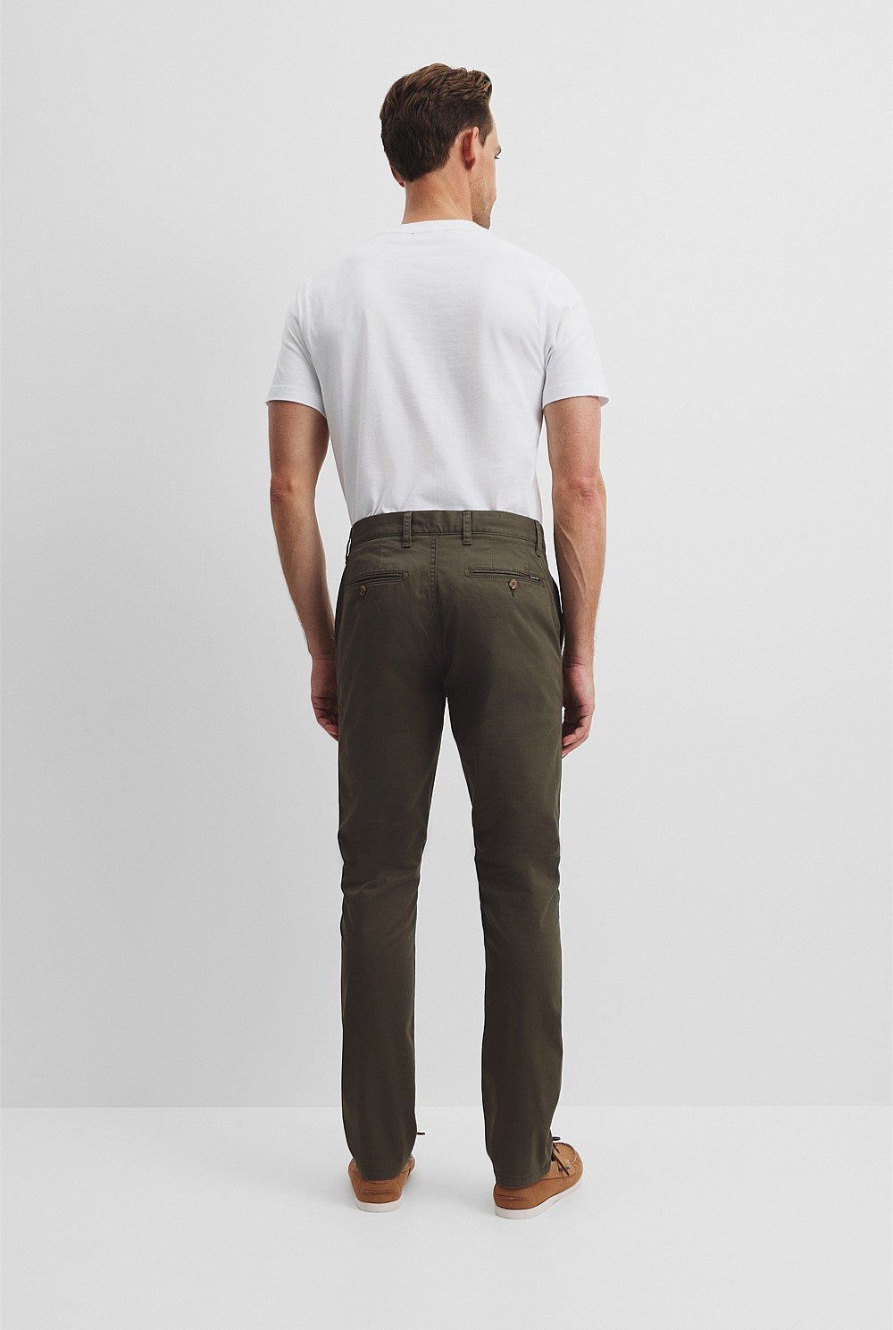 Australian Cotton Slim Fit Stretch Chino