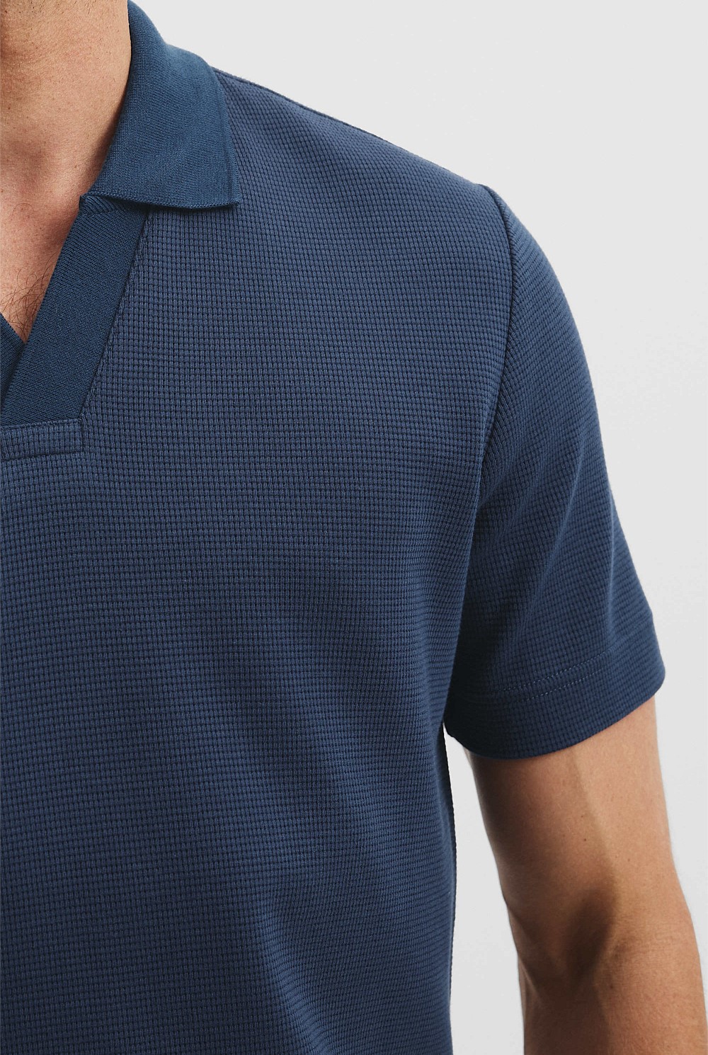 Australian Cotton Waffle Polo