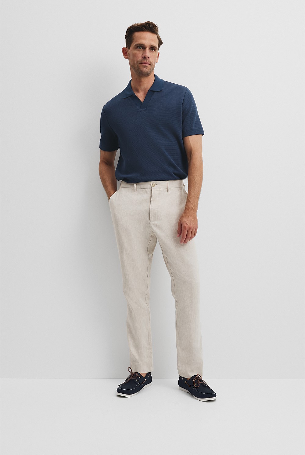 Australian Cotton Waffle Polo