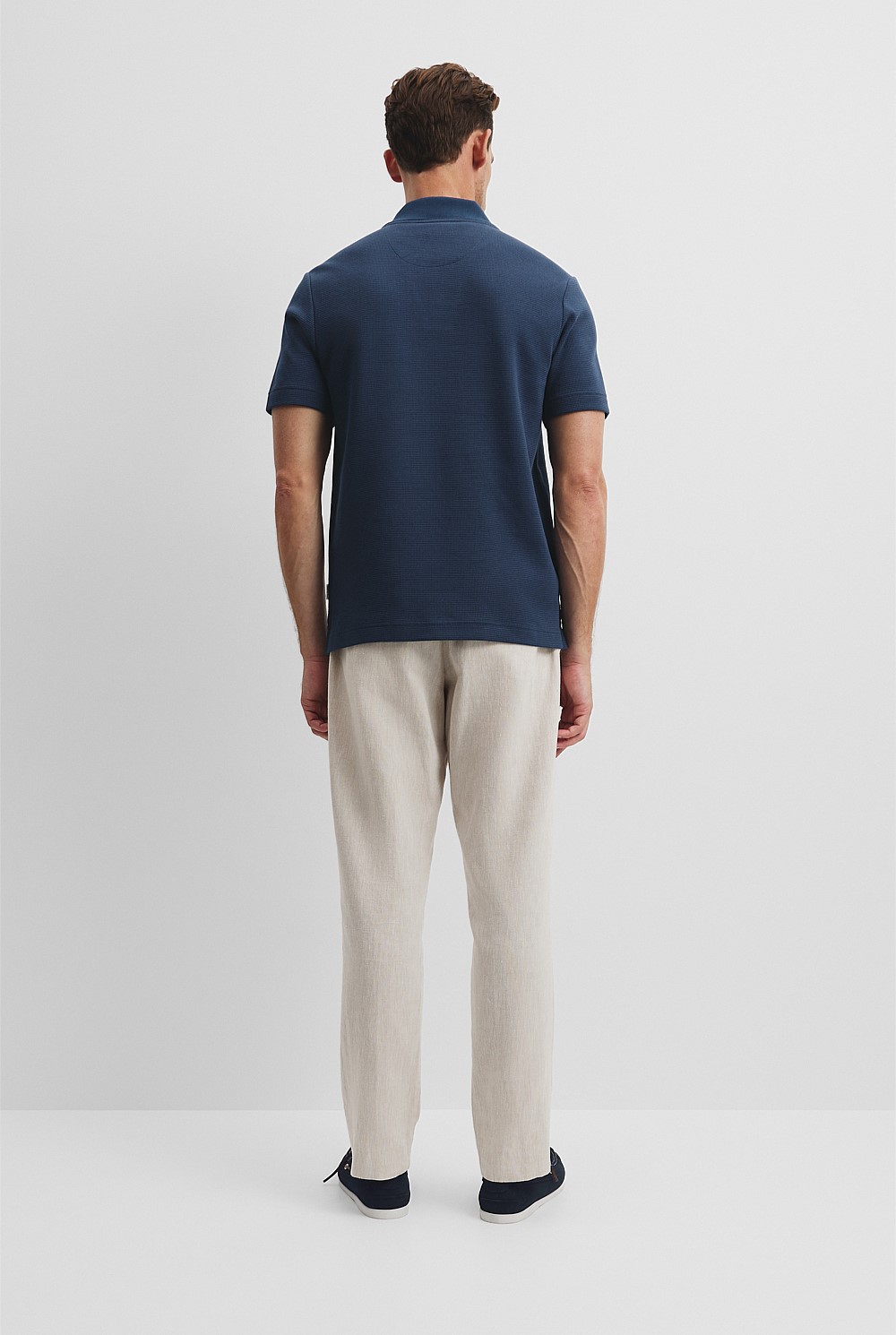 Australian Cotton Waffle Polo