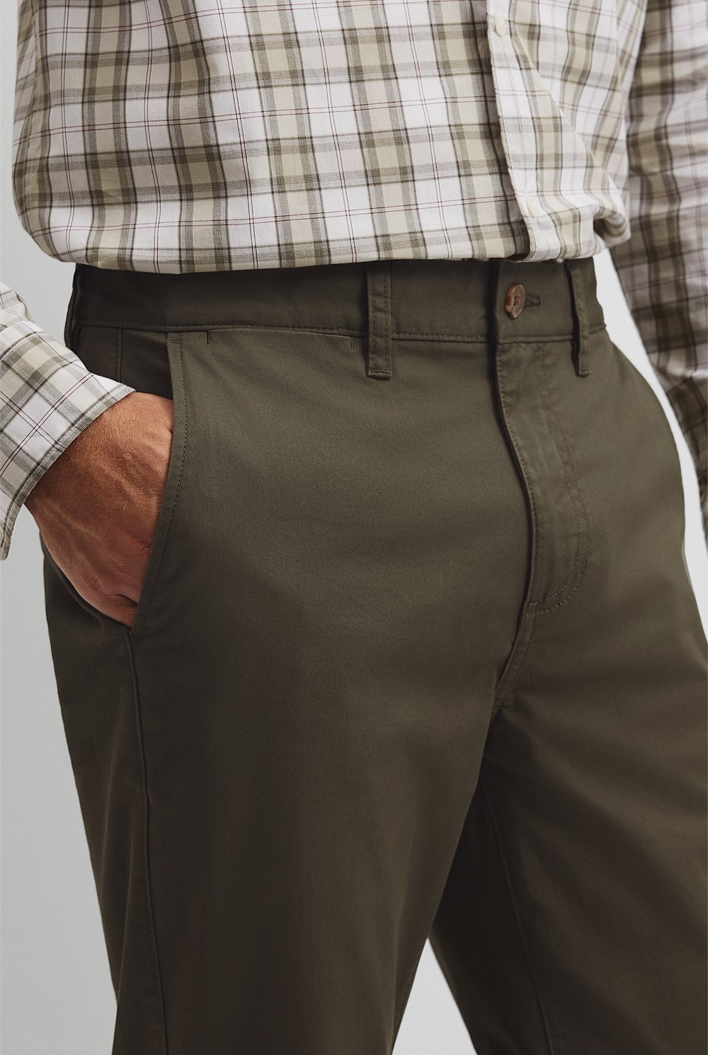 Australian Cotton Tapered Fit Stretch Chino