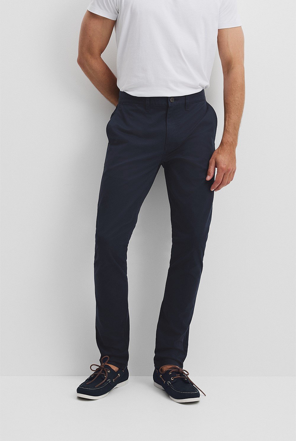 Australian Cotton Slim Fit Stretch Chino