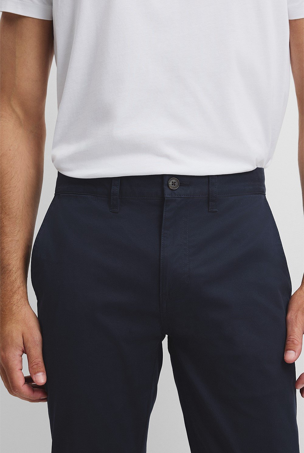 Australian Cotton Slim Fit Stretch Chino