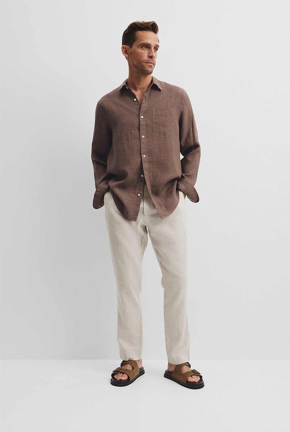 Regular Fit Organically Grown Linen Shirt