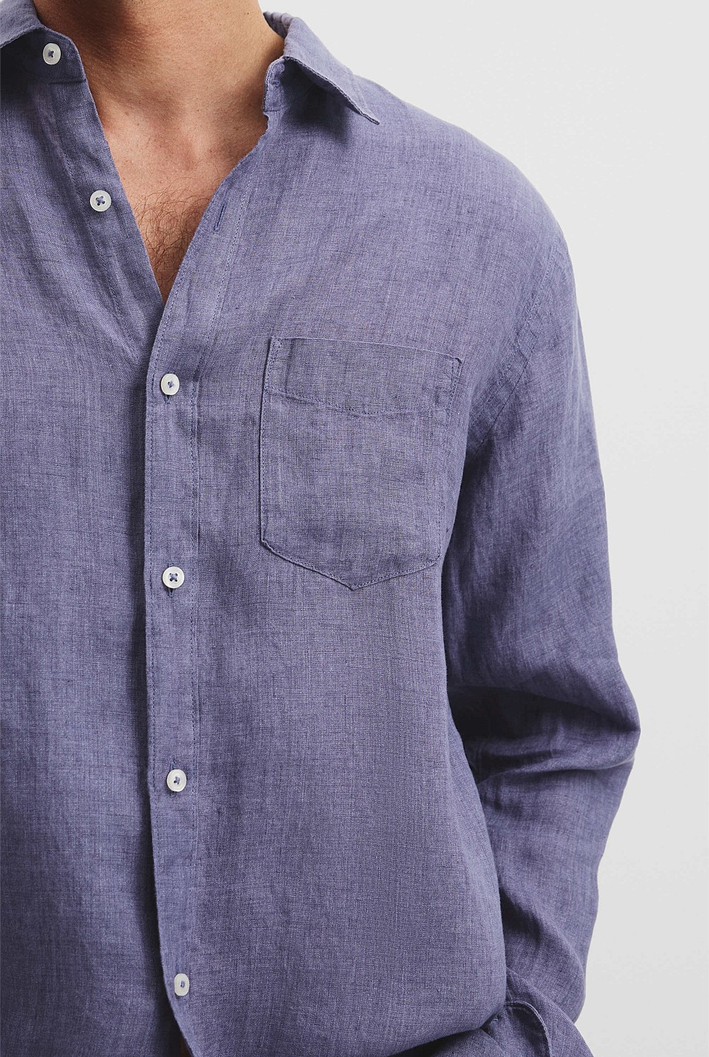 Regular Fit Organically Grown Linen Shirt