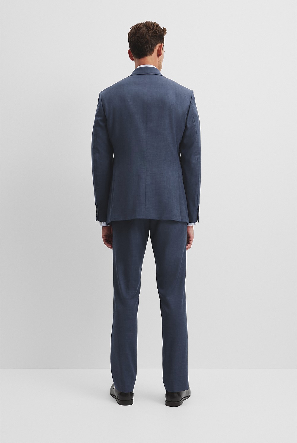 Single Breasted Wool Blend Jacket